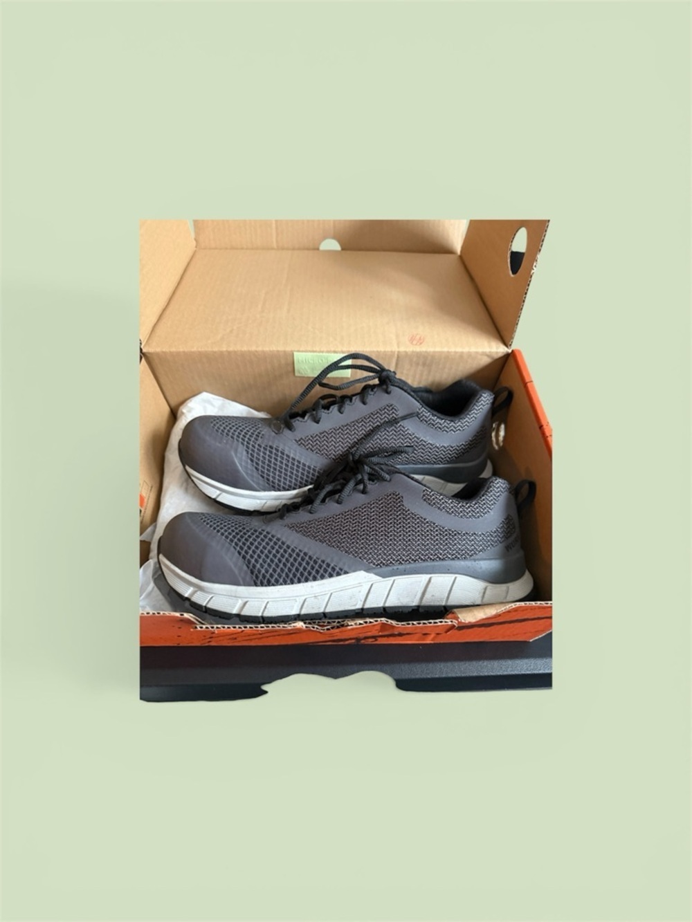 Red Wing Shoes Women’s work shoes 
Gray Athletic Lace-Up Sneakers